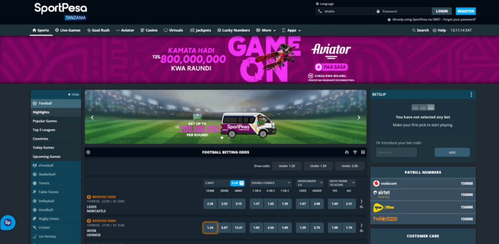 sportpesa betting